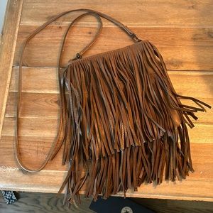 Crossbody leather purse